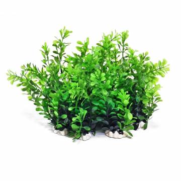 AQUATOP PD-MULTI11 8-Inch Nice Green Plastic Aquarium Plants (12 Pack)