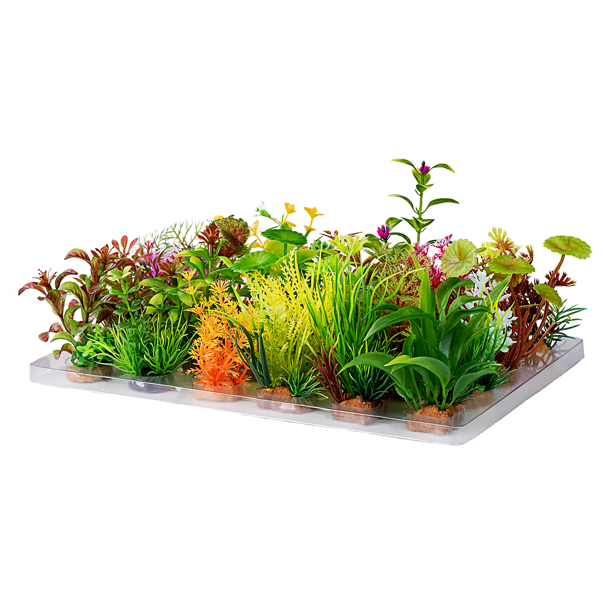 Top Fin Artificial Aquarium Tank Plant Variety Pack