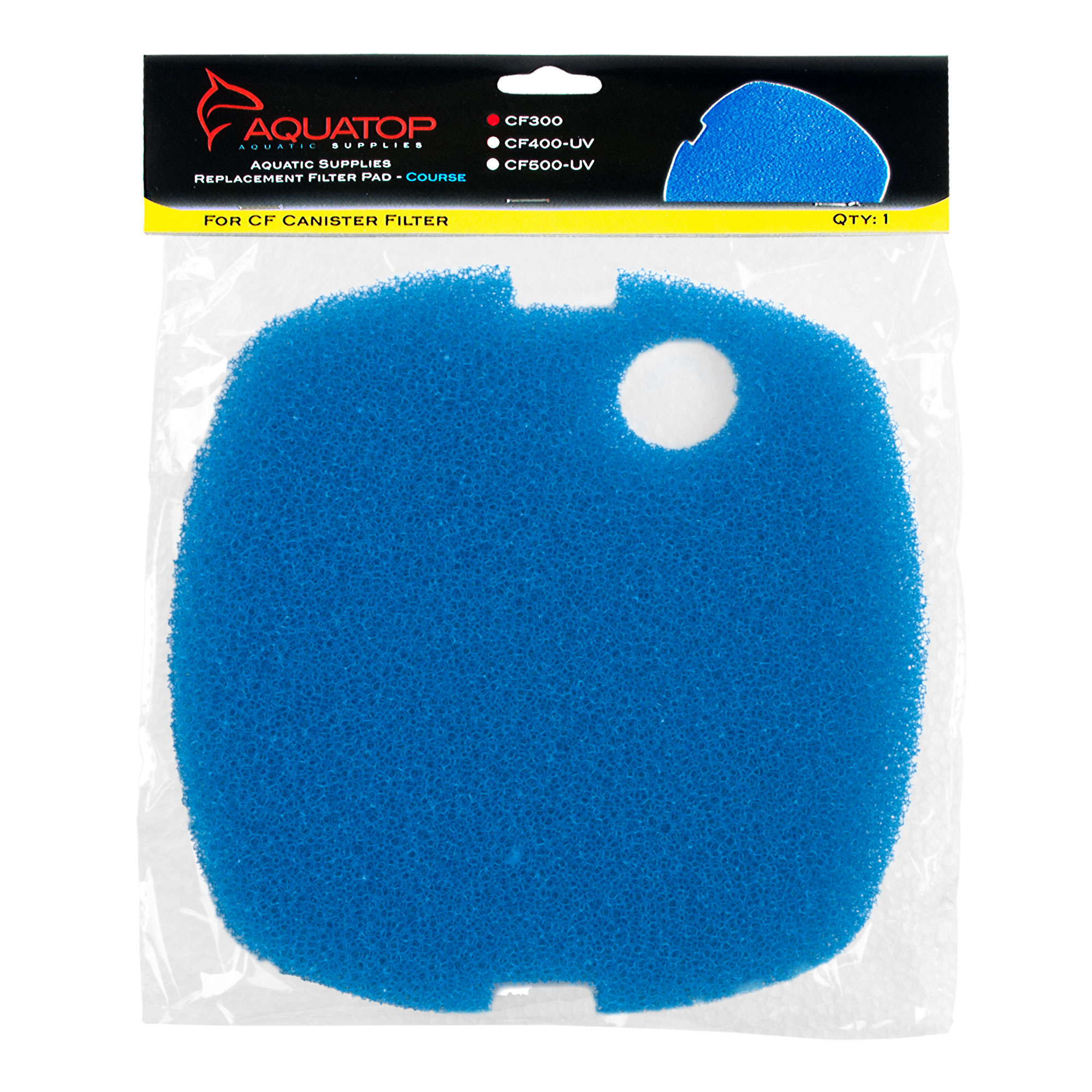 AQUATOP RCP-CF300 Replacement Coarse Filter Sponge for Aquatop CF-300 and  CF-300MKII