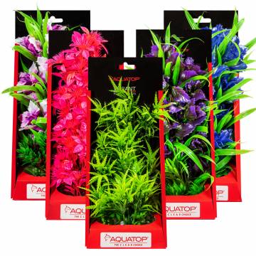 AQUATOP 10 Inch Vibrant Garden Plant Optional Colors