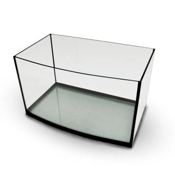 AQUATOP 14.3 Gallon Eurostyle Bowfront Glass Aquarium, ES-24